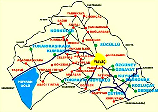 Yalvaç nüfusunda erime sürüyor: 45.694