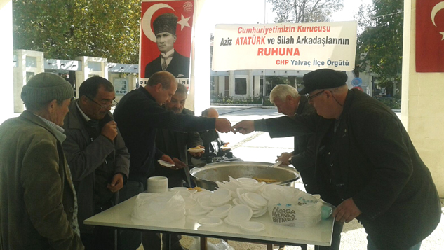 CHP’den Atatürk ve Silah Arkadaşları İçin Helva