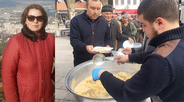 Ak Parti Yalvaç Kadın Kolları’ndan Kur’an hatmi ve helva ikramı