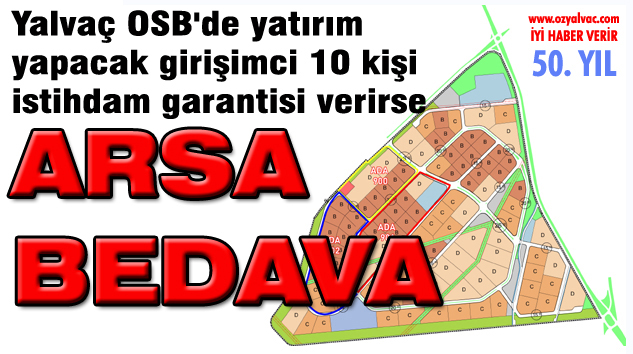 OSB’lerde yatırıma bedelsiz arsa tahsisi müjdesi