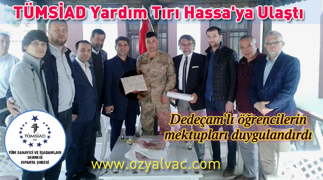 Isparta TÜMSİAD’ın Yardım Tırı Hatay’a Ulaştı