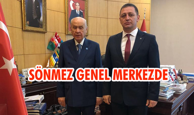 SÖNMEZ, MHP GENEL MERKEZİNE BAŞVURUYU YAPTI