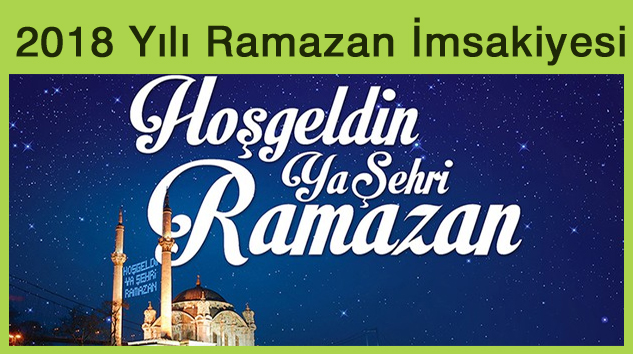 YALVAÇ Ramazan İmsakiyesi