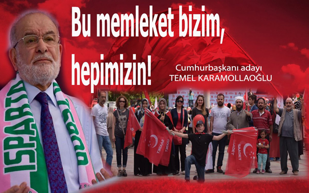 KARAMOLLAOĞLU: BU MEMLEKET BİZİM, HEPİMİZİN!