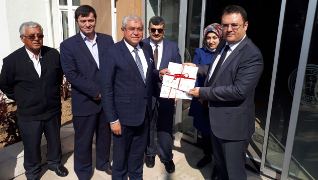 Hüyüklü Belediye Başkanı Hasan Yıldız da mazbatasını aldı