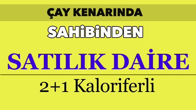 SATILIK DAİRE