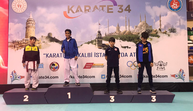 Karateciler İstanbul’dan Altın Madalyayla döndü