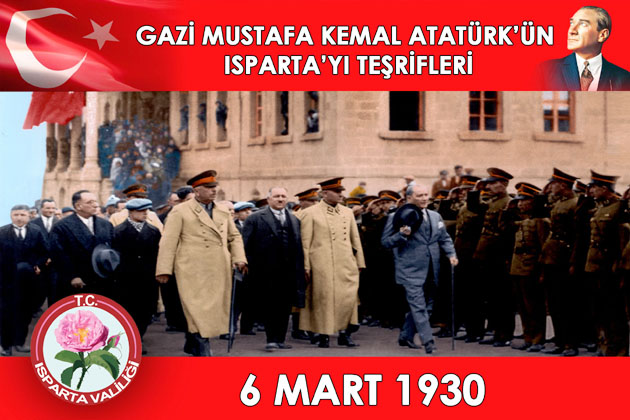 Seymenoğlu’dan Atatürk’ün Isparta’ya gelişinin yıldönümü mesajı