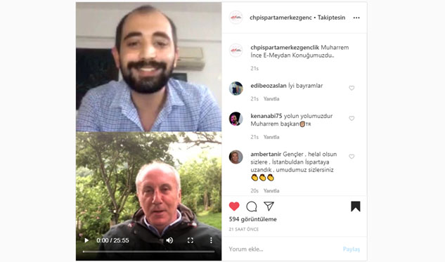 Muharrem İnce, Ispartalı CHP’lilere seslendi