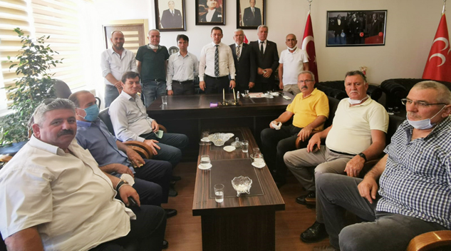 Yalvaç MHP’den yeni başkan Sönmez’e hayırlı olsun ziyareti
