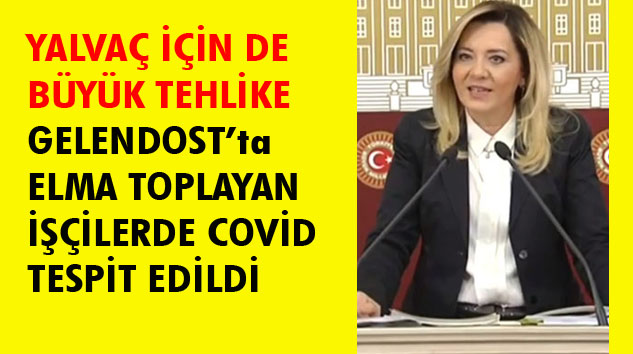 MİLLETVEKİLİ DR. AYLİN CESUR UYARMIŞTI VE HAKLI ÇIKTI