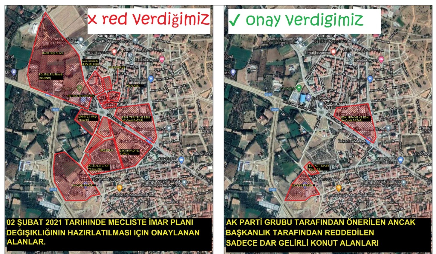 İmar revizyonunda muhalefetin talebinde uzlaşıldı