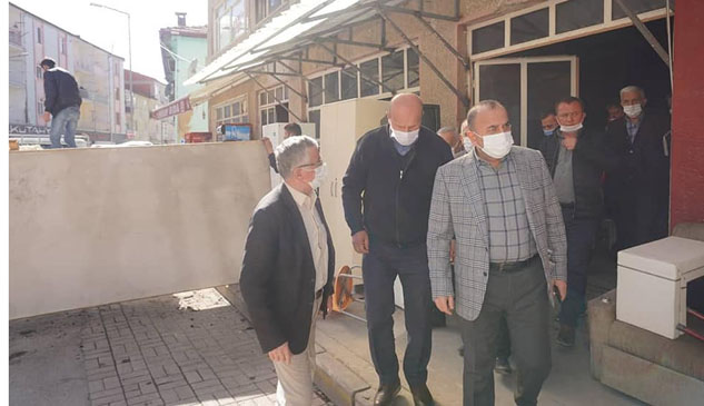 Ahmet Tural ve oda başkanlarından Terziler Sitesi’ne ziyaret