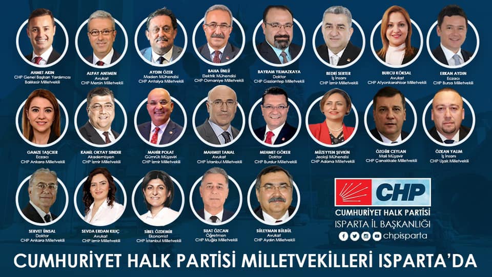 CHP’li milletvekilleri Isparta’yı karış karış gezecek