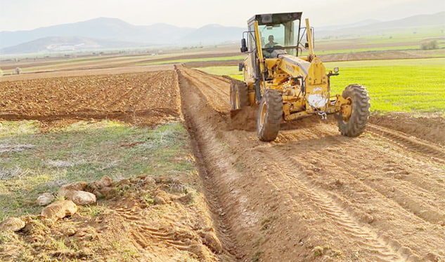 DSİ Akçaşar, Eğirler  ve Yağcılar’da yol  çalışmalarına başladı