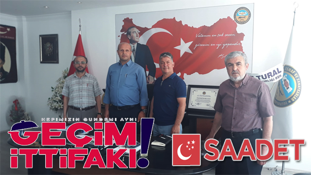 Saadet Partisi ”GEÇİM İTTİFAKI” Ziyaretlerini Sürdürüyor