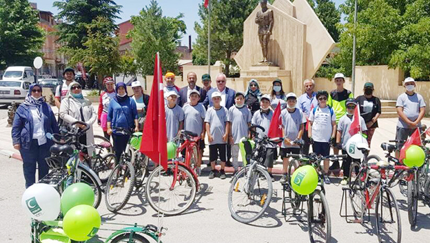 Pedallar Yeşilay Bisiklet Turu İçin Döndü