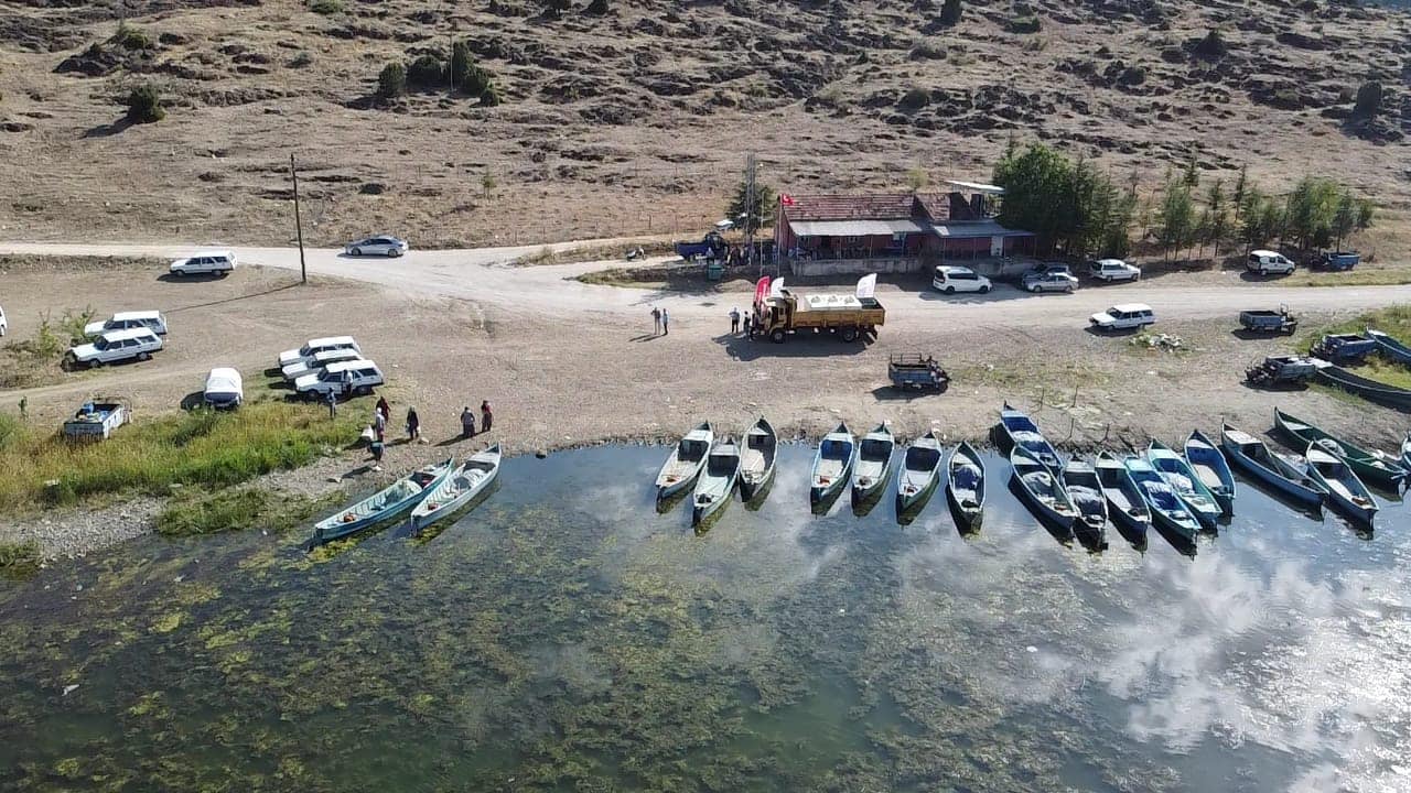 Gedikli avlak sahasına 900 bin sazan yavrusu