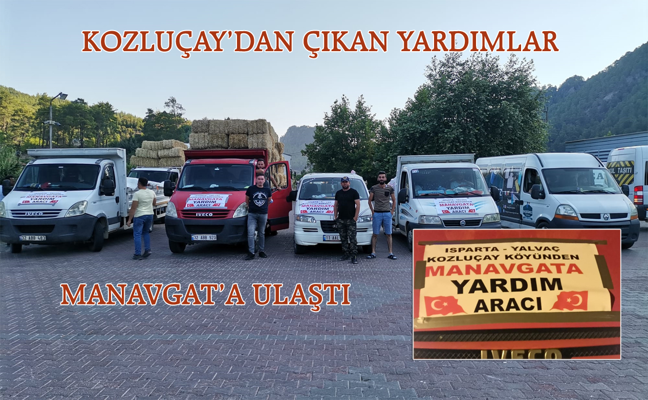 Kozluçay’ın Yardım Eli Manavgat’a Ulaştı