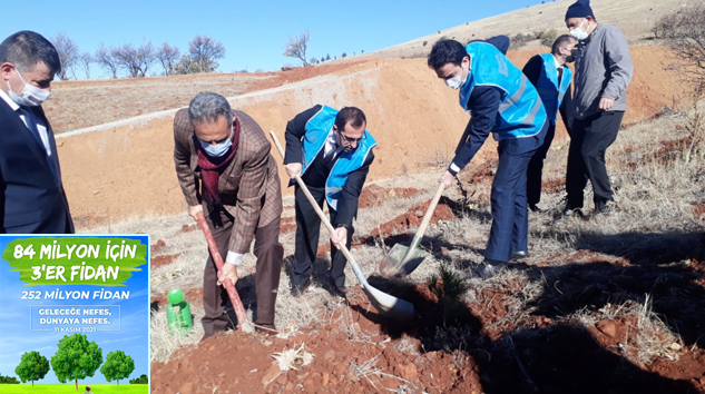 “GELECEĞE NEFES” Fidan Dikimine Yalvaç’ta Adliye Damgası