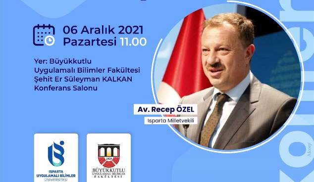 Milletvekili Özel’den Yalvaç’ta konferans