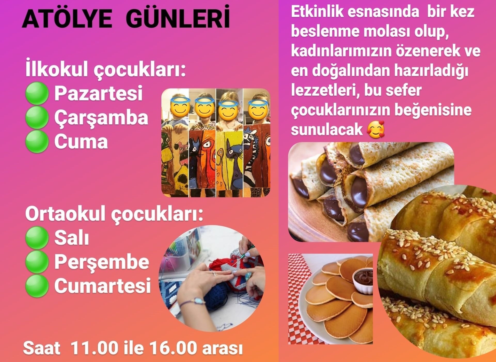 Kadın Kooperatifimizden çocuklarımızla örnek çalışma