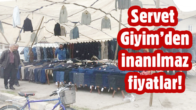 Servet Giyim’den cazip alışveriş imkanı