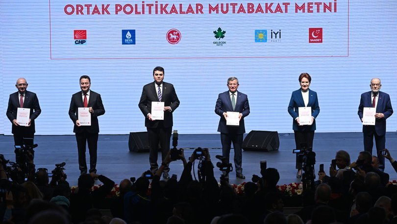 Millet İttifakı’nın Mutabakat Metni açıklandı