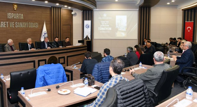 Isparta TSO’dan Deprem Çalıştayı