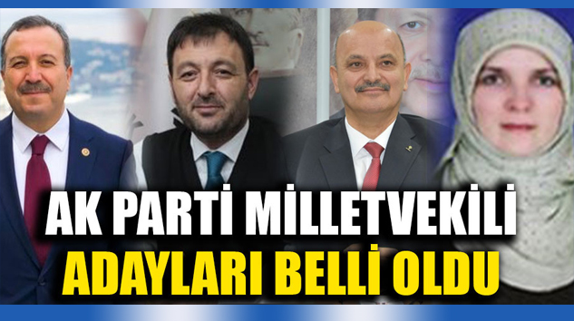 AK PARTİ Milletvekili Adayları Açıklandı