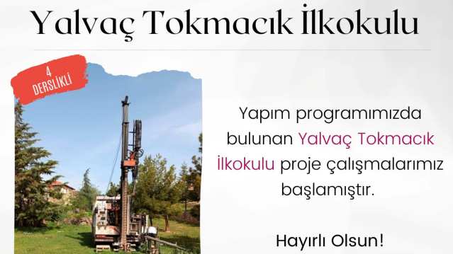 Tokmacık’a 4 derslikli ilkokul yapımı için proje çalışmaları başladı