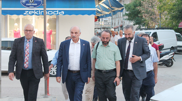 Saadet Partisi İstanbul Milletvekili Birol Aydın, ilçemizi ziyaret etti