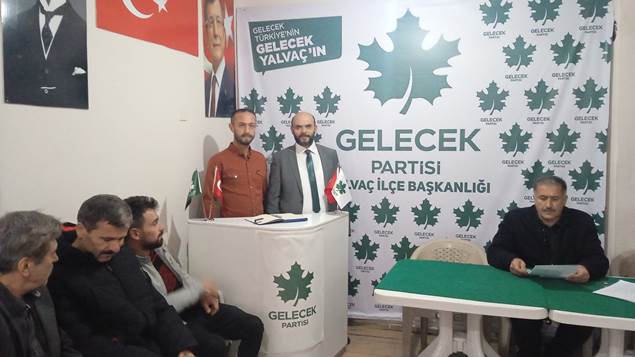 Gelecek Partisi Yalvaç İlçe Teşkilatı kongresini yaptı