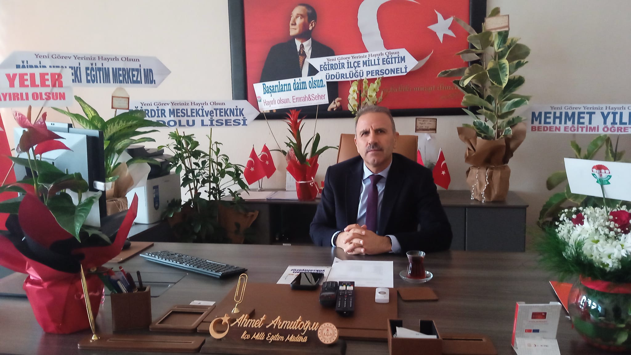 Yeni Milli Eğitim Müdürümüz görevine başladı