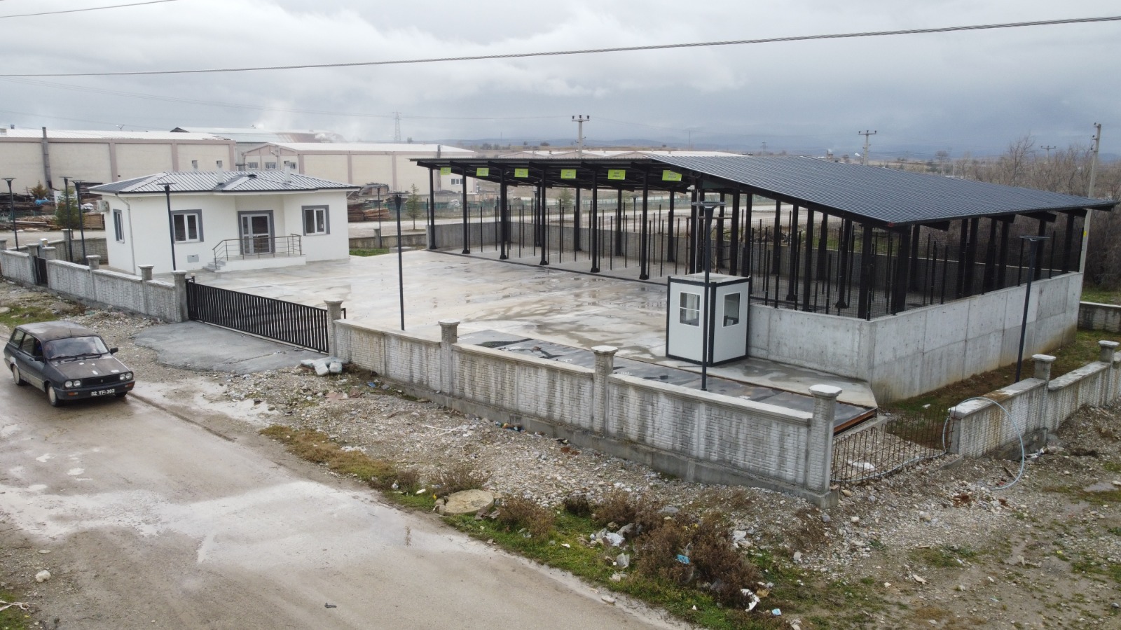 Yalvaç Belediyesi Atık Getirme Merkezi tamamlandı