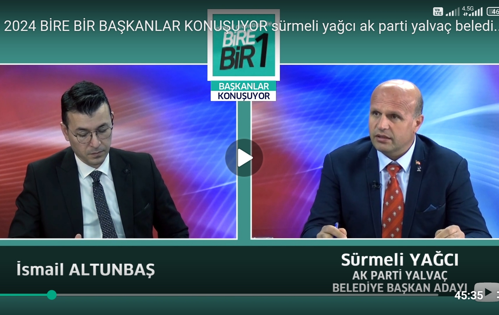 Sürmeli Yağcı, Kanal 32’de projelerini anlattı
