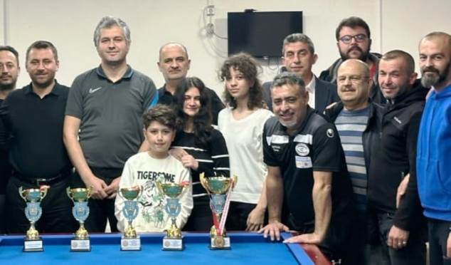 Isparta Bilardo Şampiyonası’na Yalvaç damgası