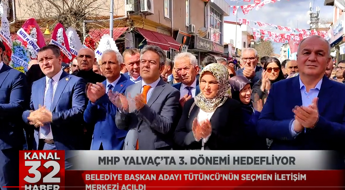 MHP Yalvaç’ta 3. dönemi hedefliyor