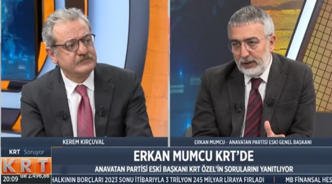 Erkan Mumcu’dan KRT TV’de önemli açıklamalar