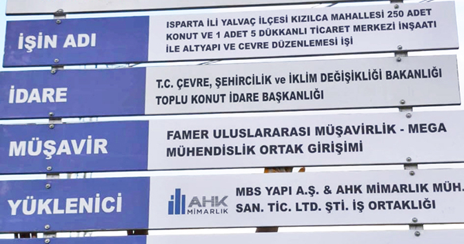 TOKİ’de müteahhit firma çalışmalara başladı