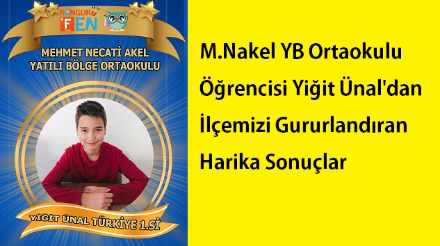 Harika çocuk Yiğit Ünal Türkiye 1.’si oldu