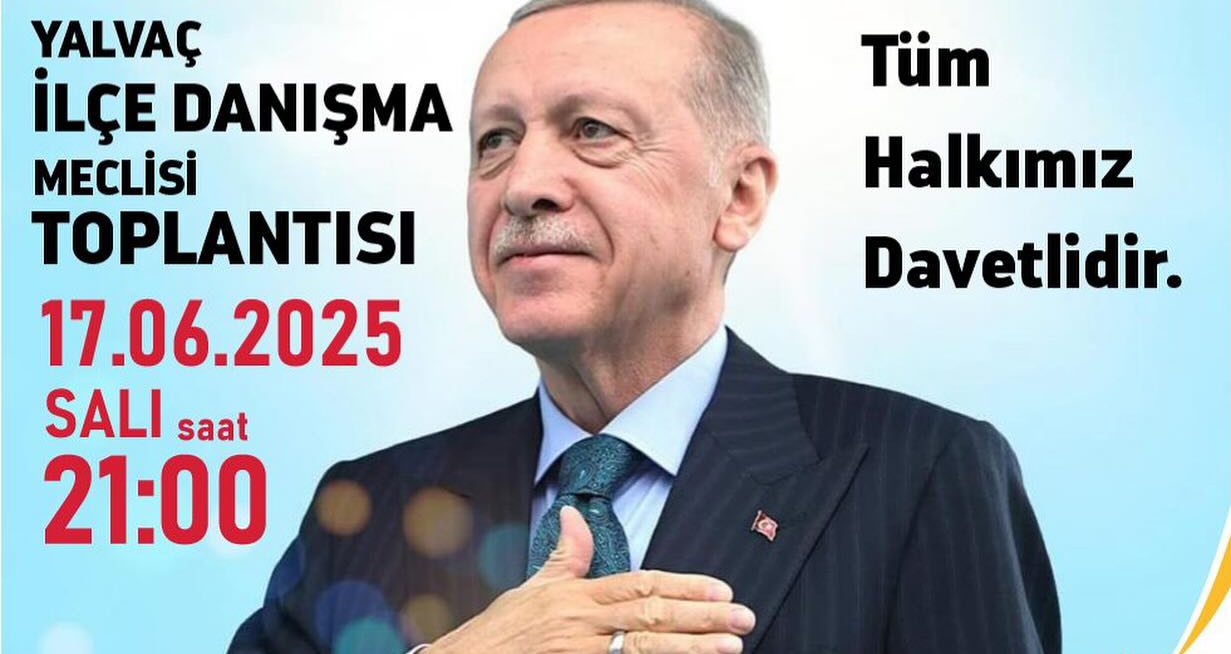 Yalvaç Ak Parti’de önemli toplantı