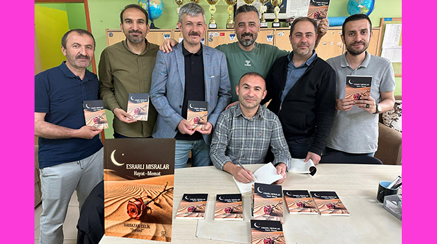Şair öğretmen Ramazan Çelik’in şiir kitabı yayımlandı
