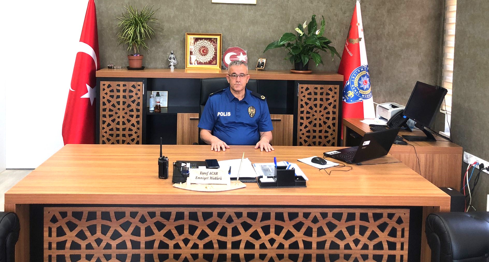 Yalvaç Emniyet Müdürü Eşref Acar İzmir’e atandı