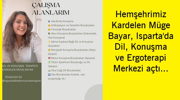 ATLAS TERAPİ MERKEZİ HİZMETE AÇILDI