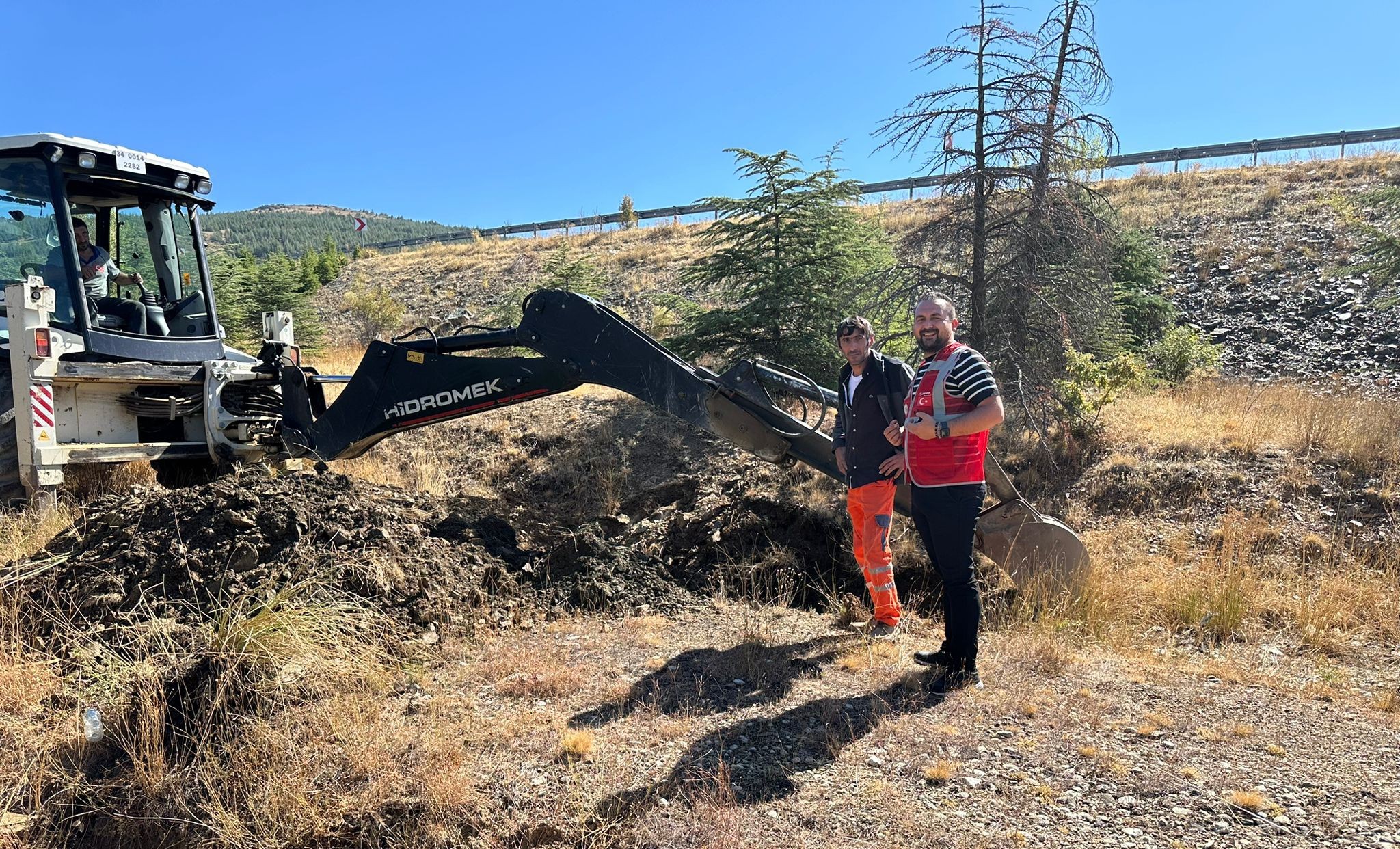 Bağkonak’ta 3 Bin Metrelik İçme Suyu Hattı Çalışması