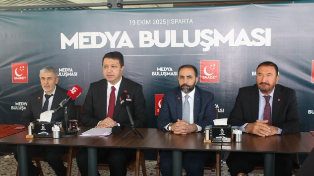 Saadet Partisi Genel Başkanı Mahmut Arıkan Isparta’da