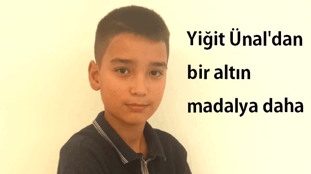 Altın Çocuk Yiğit Ünal’dan bir Altın Madalya daha