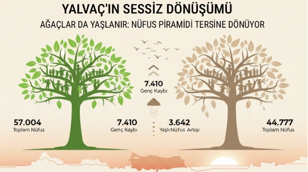 İlçemizde Sessiz Tehlike: Yalvaç Sürekli ve Hızla Yaşlanıyor!