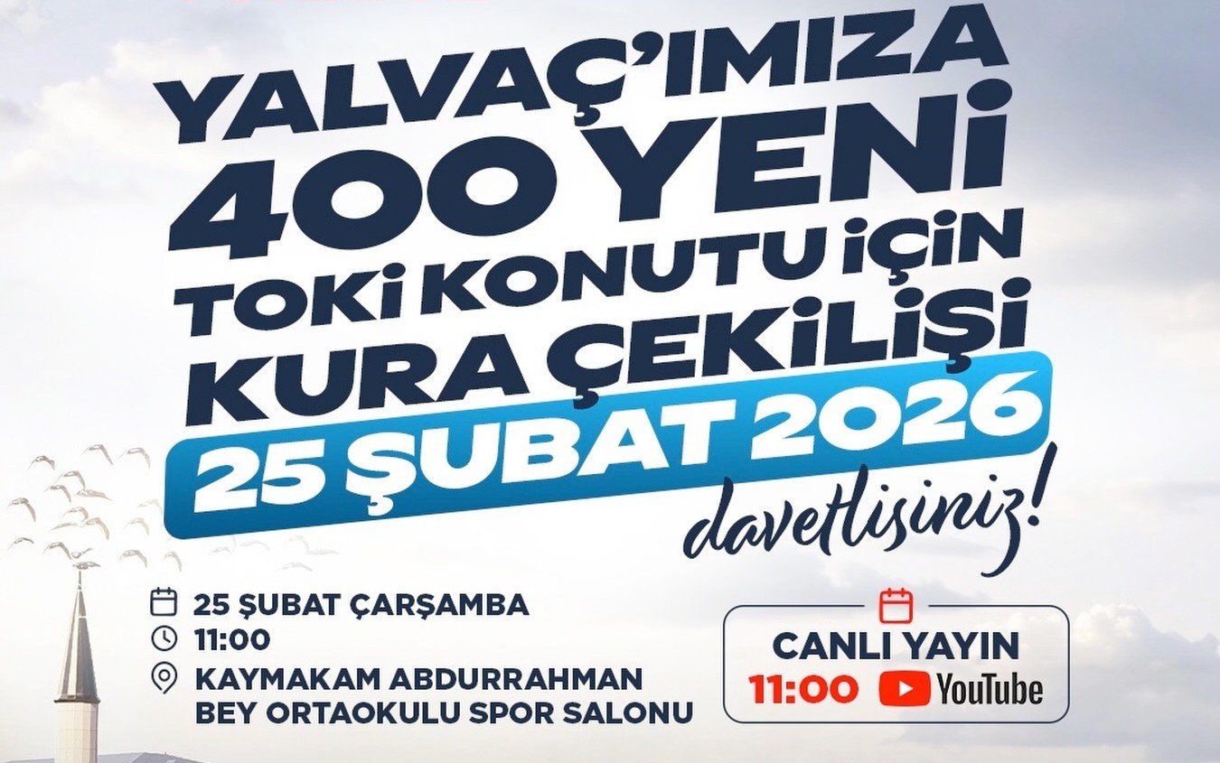 TOKİ 2. etap sosyal  konut projesi kura  çekimi 25 Şubat’ta